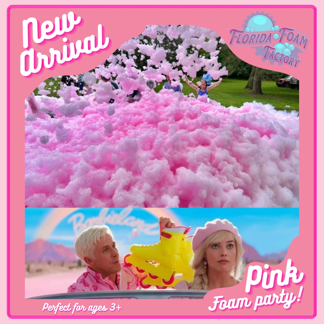 FL_FoamFactory's tweet photo. 💖👙 Come on, Barbie, Let’s go Party! 🫧💄

If you want to party like Barbie, check out our new PINK FOAM! 

Bring out your Barbies and Kens just don’t forget to invite Allen! 

https://t.co/fswT2AK4ax 

#barbie #pinkfoam #barbieparty https://t.co/OkaWYMOUQg