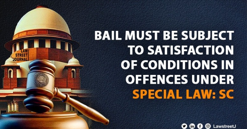 LawstreetJ's tweet photo. SC sets aside Bombay HC’s bail order in MCOCA case, emphasizing strict adherence to conditions for bail under special laws. Case sent for fresh review.
@MLJ_GoI @isaketsourav #BailLaws #MCOCA #JudicialRulings #LegalUpdate #CriminalLaw
Read Full