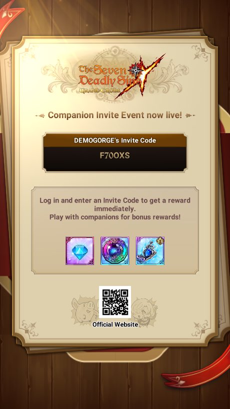 DEMOGORGE24's tweet image. Set off on a new adventure with friends!
Download: facebook.com/7ds.en would appreciate anyone joining me