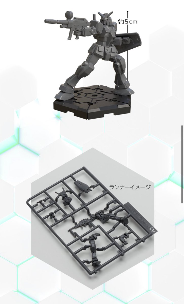 A closer look at the new model kits meant for the new Gundam Miniature game, Gundam Assemble

They will be fully unpainted, same fashion as traditional hobby gaming kits like Warhammer 40K or Star Wars Legion. They will be approximately 5cm-sized Gunpla models.