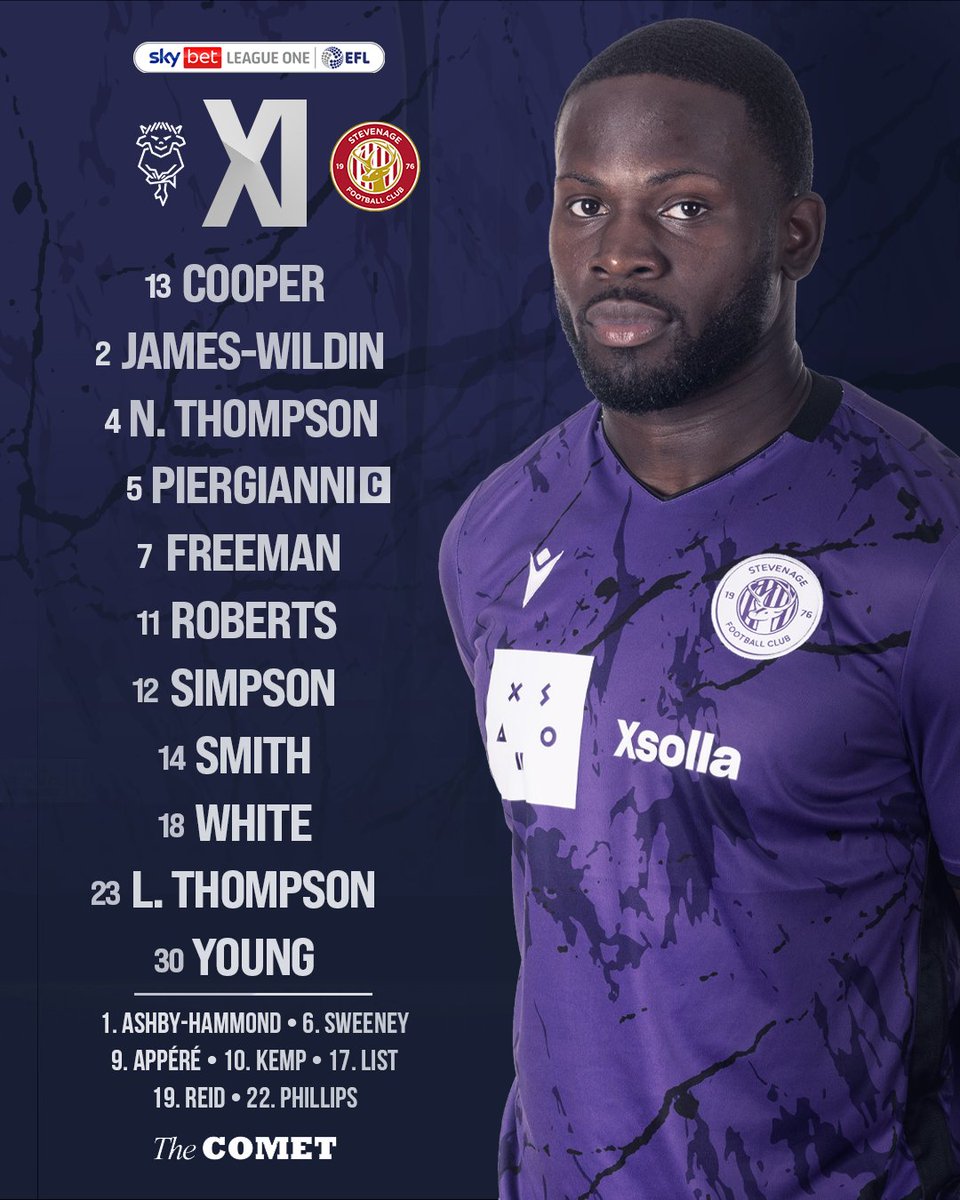 Your Stevenage starting XI. 💜

📲 bit.ly/SFCPasses