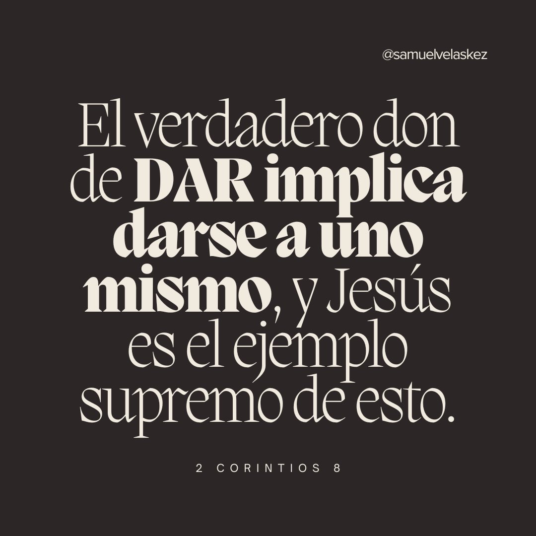 “Es mejor DAR que  RECIBIR”