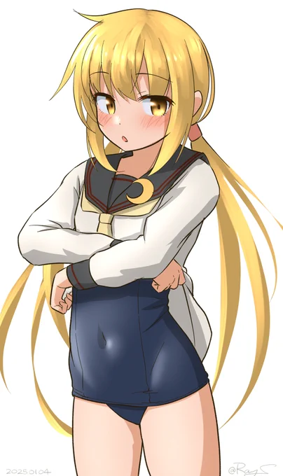 さっちん#艦これ版深夜の真剣お絵描き60分一本勝負 #艦これ版真剣お絵描き60分一本勝負_20250104 