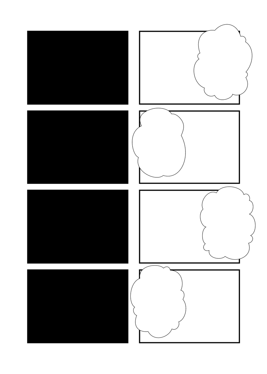 心の中
#現代4コマ 