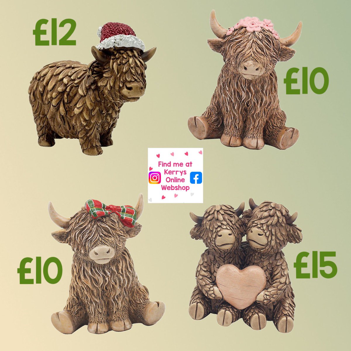 ShopWithKerry's tweet image. Have you seen our full set of Highland Cows? 🐮 

Christmas: kerry.vivamknetwork.co.uk/festive-highla… 

Floral: kerry.vivamknetwork.co.uk/highland-cow-f… 

Tartan: kerry.vivamknetwork.co.uk/highland-cow-w… 

Heart: kerry.vivamknetwork.co.uk/highland-cow-h…

Delivery UK wide