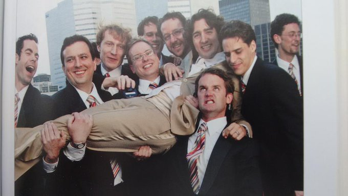 Marc Miller only got his Ministerial job because he went to a private school for rich kids, where he got to meet Justin Trudeau.  That's him with the curly hair in Trudeau's wedding party.

Justin Trudeau only got his job as Prime Minister because of his father's last name.