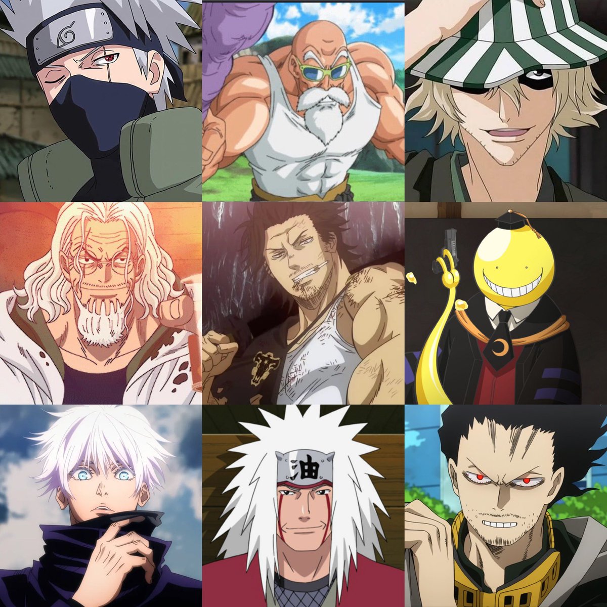 AnimexTwts's tweet photo. Who's your favorite anime sensei? https://t.co/75AaTac2KN