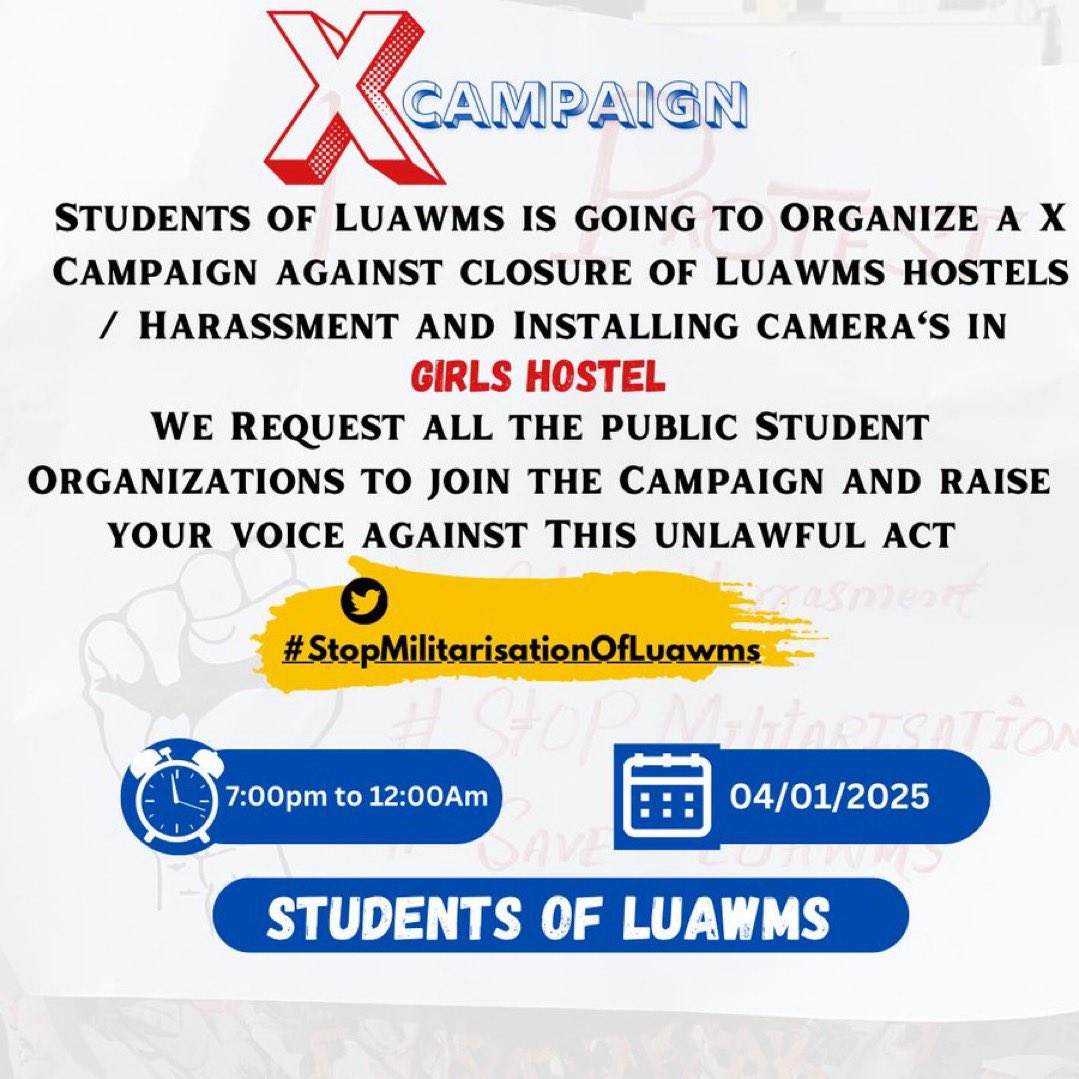 This was clarified before that the militarisation of BMC was neither accidental nor based on that specific event took place between the students but behind which there was a planned mechanism of militarisation of educational institutions in Balochistan. This policy has been