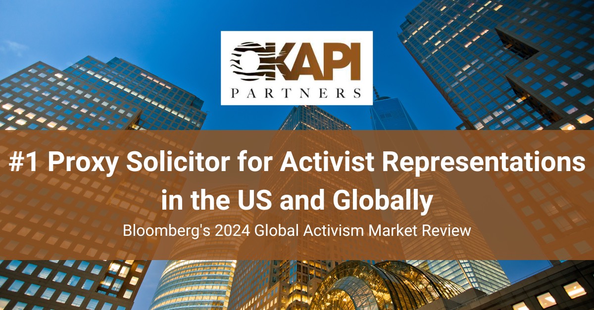 Okapi Partners tweet media