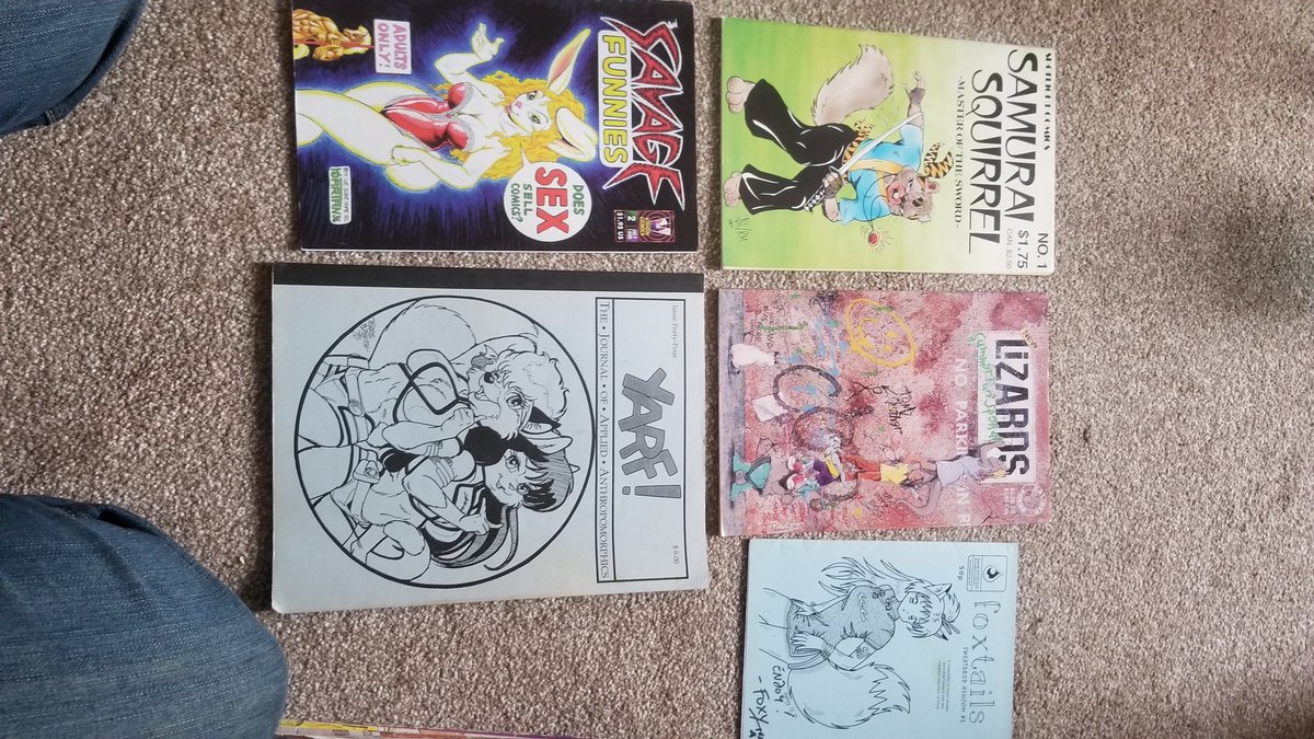 found some pretty awesome furry history in my local bookstore today. had to pick them up! 