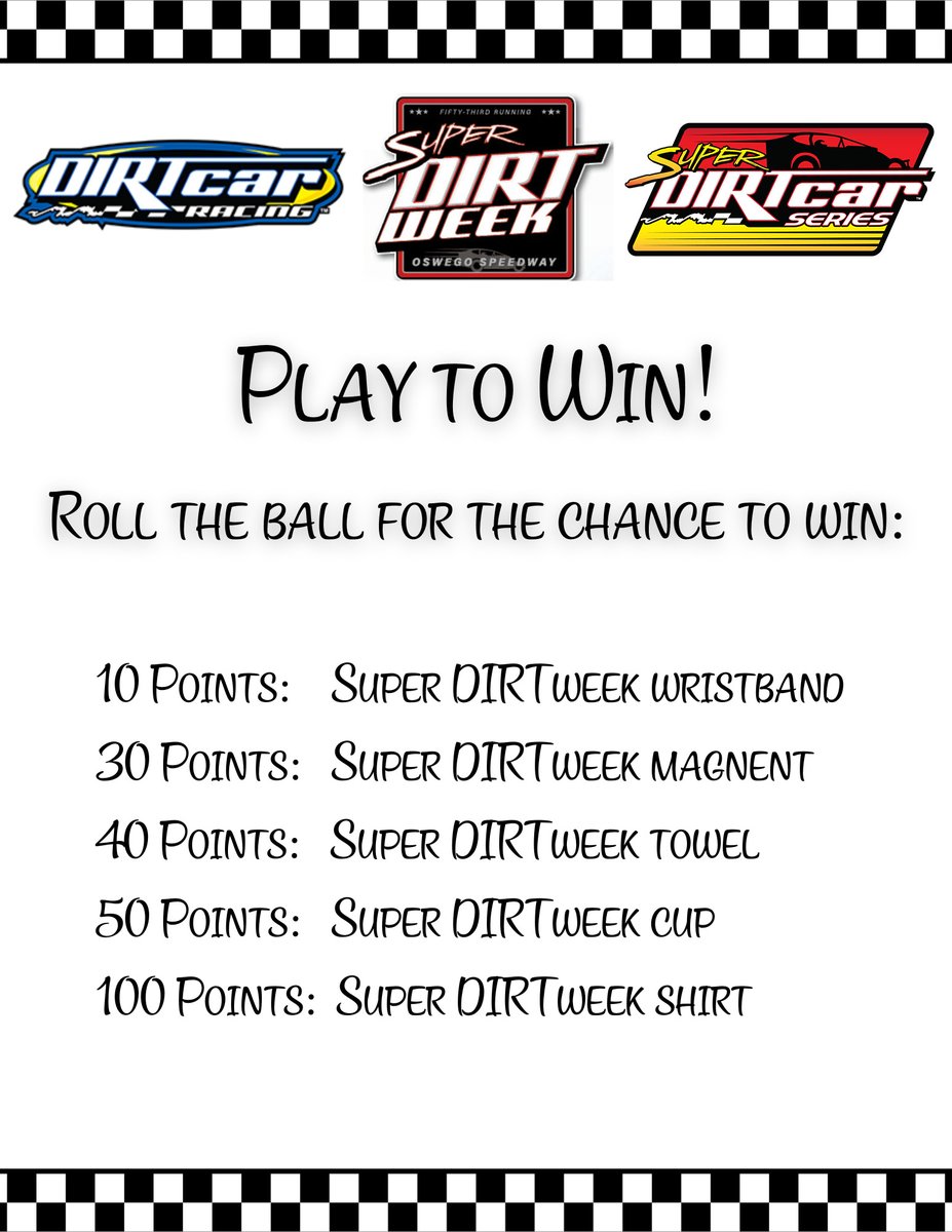 It's Racing Night with the <a href="/SyracuseCrunch/">Syracuse Crunch</a>! 🥅

Join us for a night of Hockey Fun as the Crunch take on the Lehigh Valley Phantoms!

During the game, we'll also be collecting pop tabs for the @RMHC and you can play Skee Ball for <a href="/SuperDIRTWeek/">Super DIRT Week</a> prizes!

We hope to see you there!