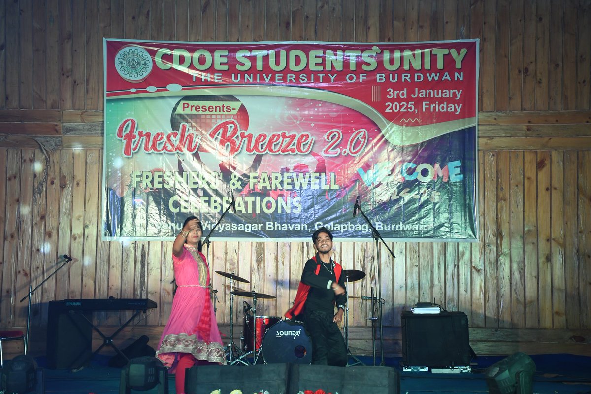 Feeling elated after the Successful Completion of Our Freshers' Reshers' Event ... Topped with a special Felicitation by Our Vice Chancellor.
Believe In Myself, And Work Together, Proud of Our Team ... Teamwork Make Dreamwork...