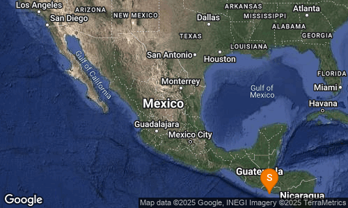 SismologicoMX's tweet photo. Preliminar: SISMO Magnitud 4.8 Loc  371 km al SURESTE de CD HIDALGO, CHIS 04/01/25 08:24:38 Lat 13.10 Lon -89.12 Pf 70 km https://t.co/OyUZHrECVo