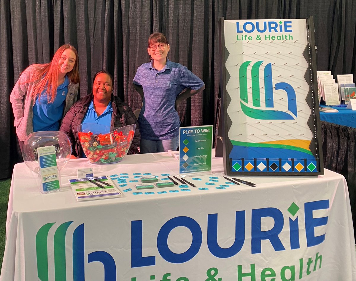 Come visit Lourie Life &amp; Health at the Women's Empowerment Expo today until 3:00pm at the State Fairgrounds! #lourielifeandhealth #medicare #healthinsurance #womensexpo