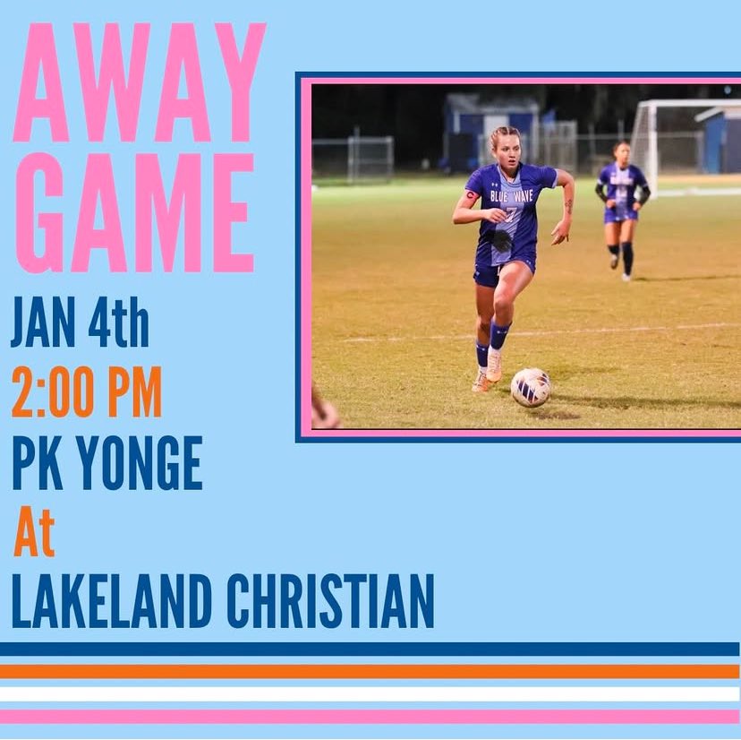 pkygirlssoccer's tweet photo. Support Blue Wave Girls Soccer TODAY @ Lakeland Christian! Let’s Goooo! 🌊 https://t.co/VXW1oQe2OI