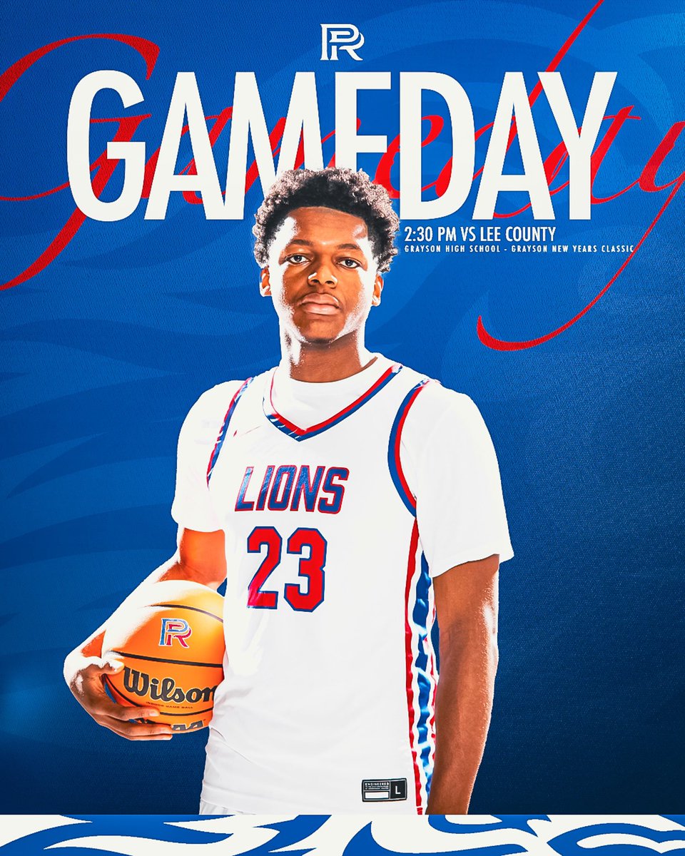 Game Day in the Grayson New Years Classic. 
Lion’s take on Lee County @ 2:30pm at Grayson High School. 
See you there!!!
#AGGRESSOR
#TakeTheNextStep🪜