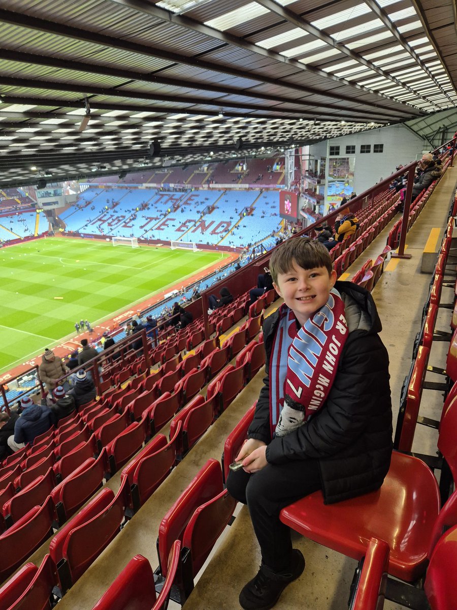 dangrenade78's tweet photo. First Villa game #UTV https://t.co/xX6kXOYJEa