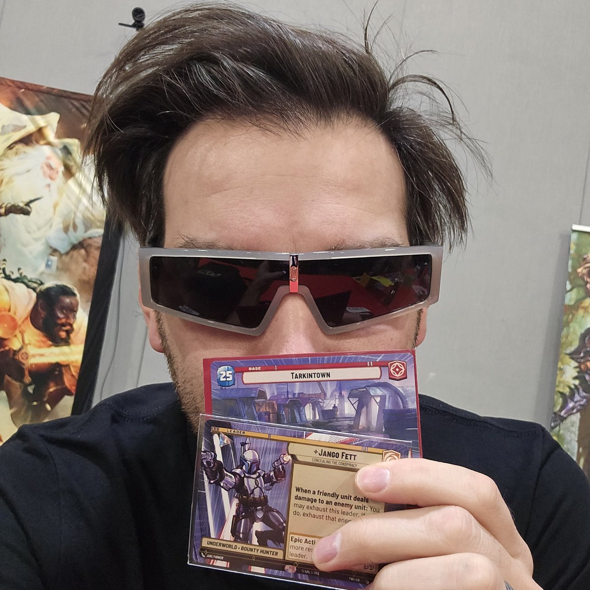 Round one in the books at #scgcon Atlanta! #starwarsunlimited 

<a href="/UnlimitedFFG/">Star Wars: Unlimited by FFG</a> <a href="/FFGames/">FantasyFlightGames</a> you may have stopped me from playing triple TIE Phantom in X-Wing but we here now!