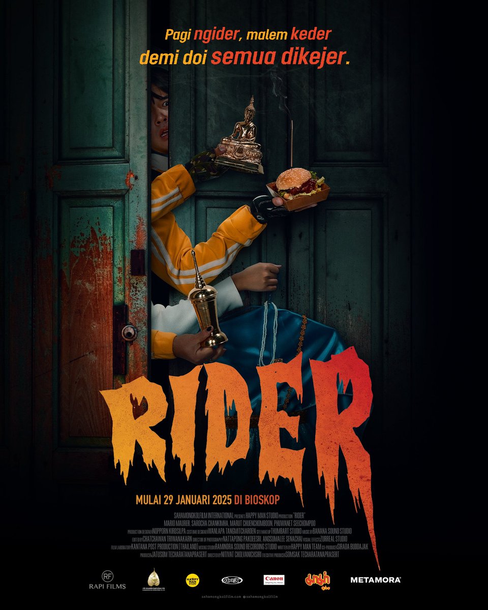 Pagi ngider, malem keder, demi doi semua dikejer. RIDER. 29 Januari 2025 di Bioskop Indonesia. 

#Rider #MarioMaurer #FreenSarocha