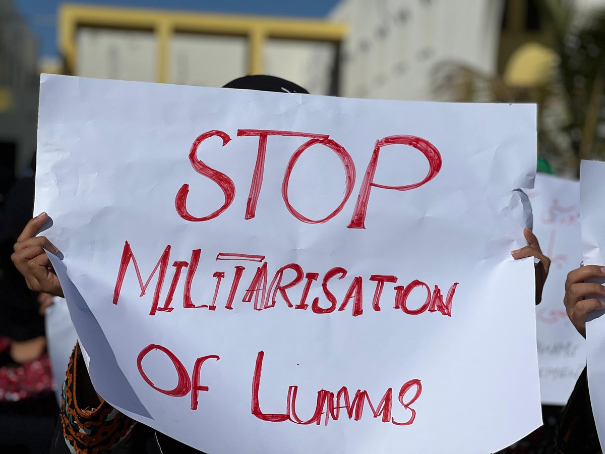 We will resist against any hindrance created in our path 
We will resist against militarization 
We will resist against forced emptying of hostels 
#StopMilitirisationOfLuawms