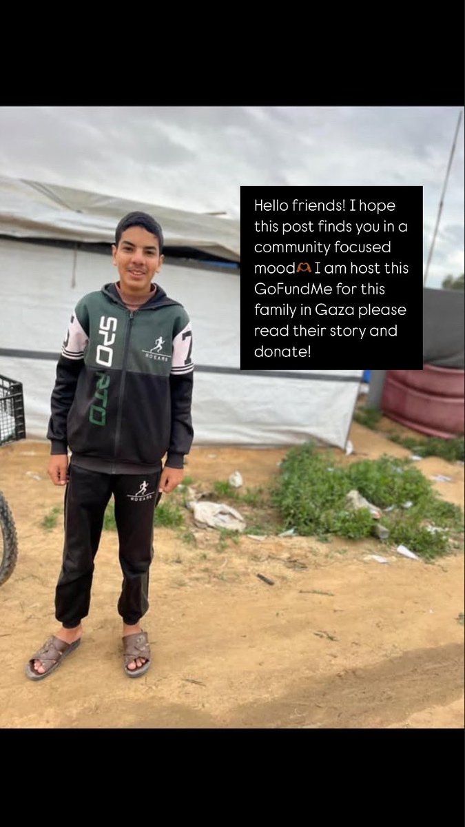 CITRUSNC07's tweet photo. Hey y’all!! I have started a GoFundMe for a 15 year old boy and his family in Gaza. Please please share and donate and help them rebuild their lives! https://t.co/baeENtvIap