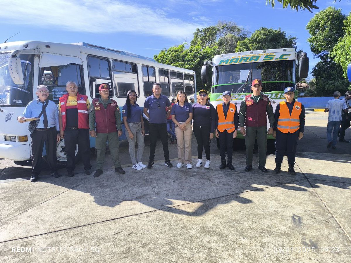 #04Ene En el marco al Operativo Navidades Felices y Seguras 2024 el Servicio Nacional para el Desarme se encuentra desplegado por los terminales de pasajeros en garantía de la Paz y Seguridad de todos los viajeros desde el Terminal de pasajeros "Ángel Custodio Loyola"