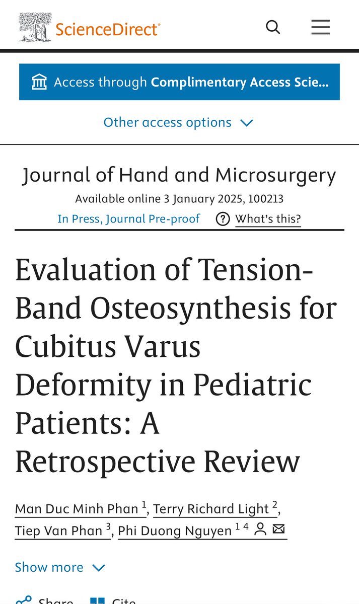 Journal of Hand and Microsurgery tweet media