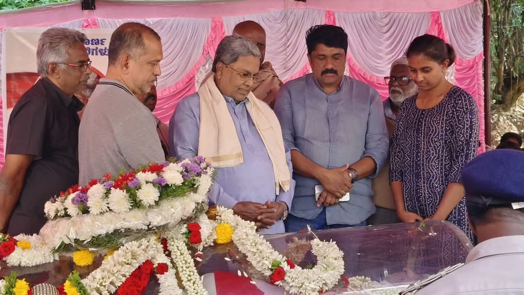 Comrade Vaiya Reddy's passing leaves an irreplaceable void. A relentless fighter, he stood with the oppressed till his final breath, even as he led the farmers' struggle in Karnataka. His dedication inspires us to continue the battle for justice. Rest in power, comrade.