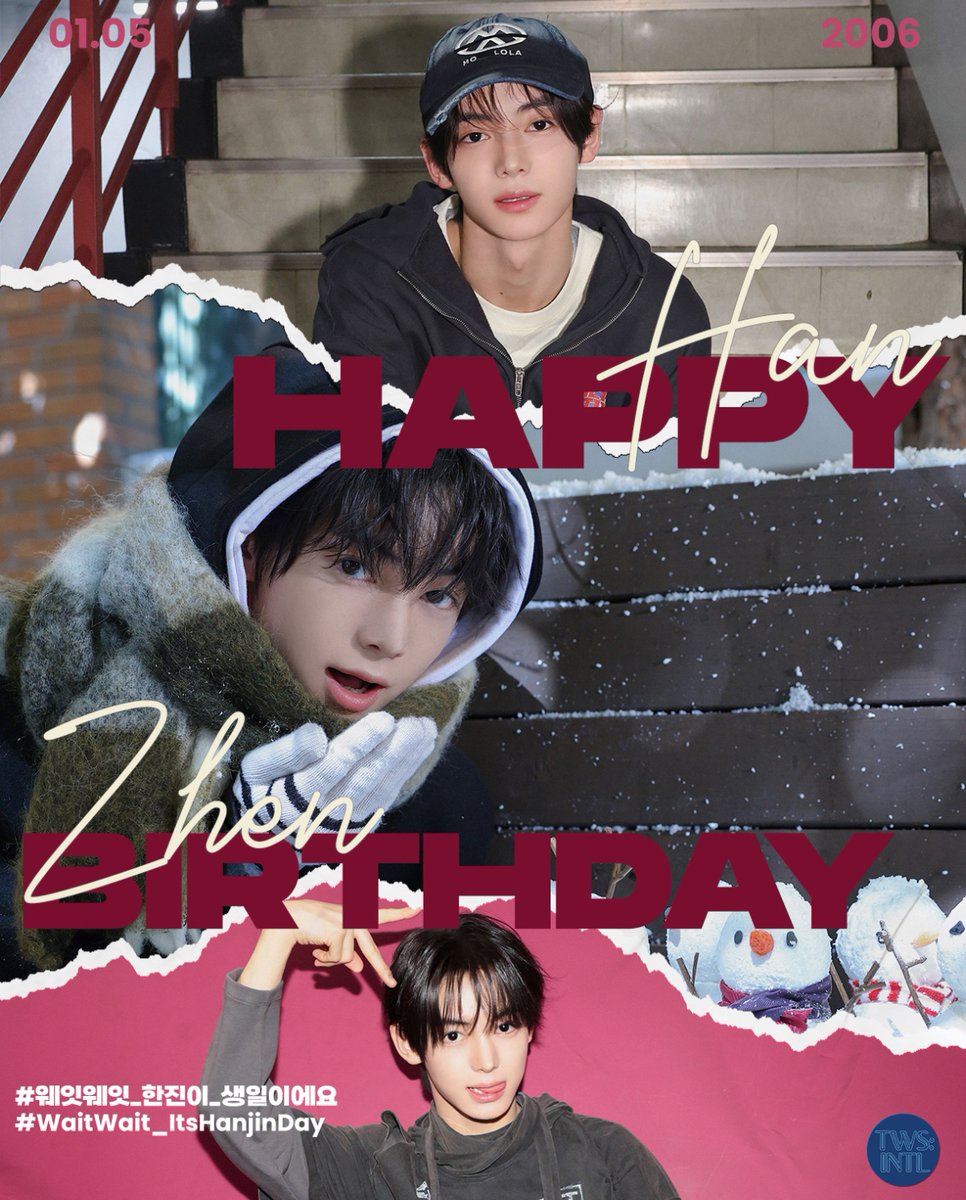 HAPPY BIRTHDAY TO OUR HANJIN 🎂

Thank you for always bringing us comfort and joy, our sweet lucky charm. We hope today brings you even more love and warmth as you spread to everyone! 🎉

Our Lucky Clover Hanjin
#웨잇웨잇_한진이_생일이에요
#WaitWait_ItsHanjinDay