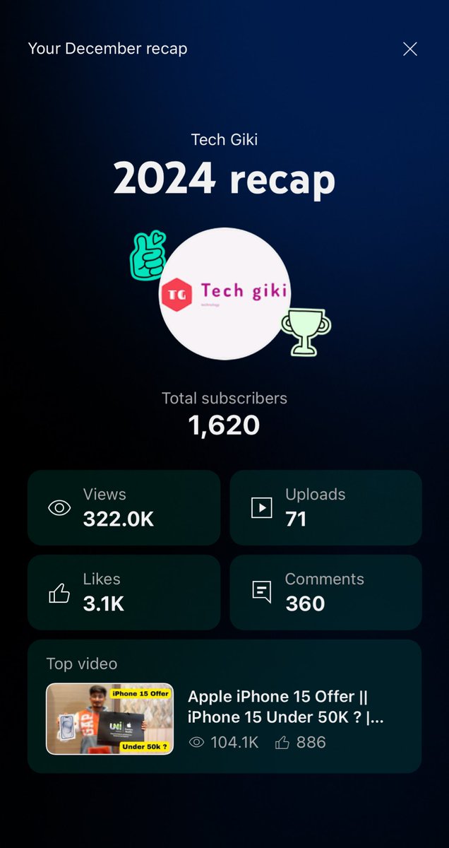 technicalgiki's tweet photo. I would like to express my sincere gratitude to all of you for your unwavering support. 
#youtube #youtuber  @YouTube  @YouTubeIndia @YouTubeCreators https://t.co/Mwkde1Kmzn