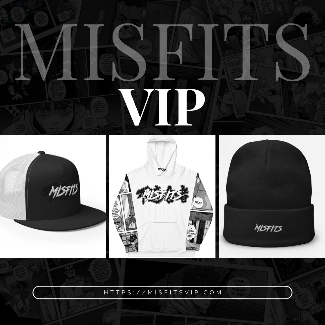 🚨MISFITS VIP IS LIVE🚨
The wait is over - our Official Merchandise Site is now Live! 
Shop exclusive merch: misfitsvip.com
Who is gearing up with The Misfits??