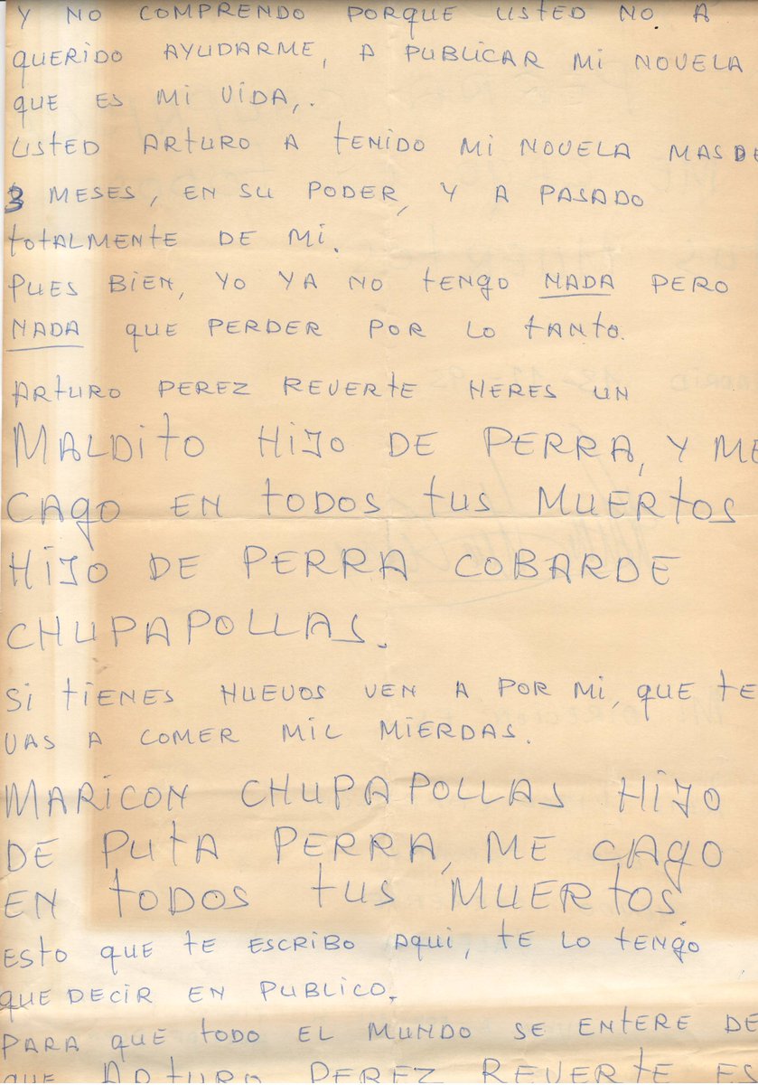 Creo que perdí un lector.
