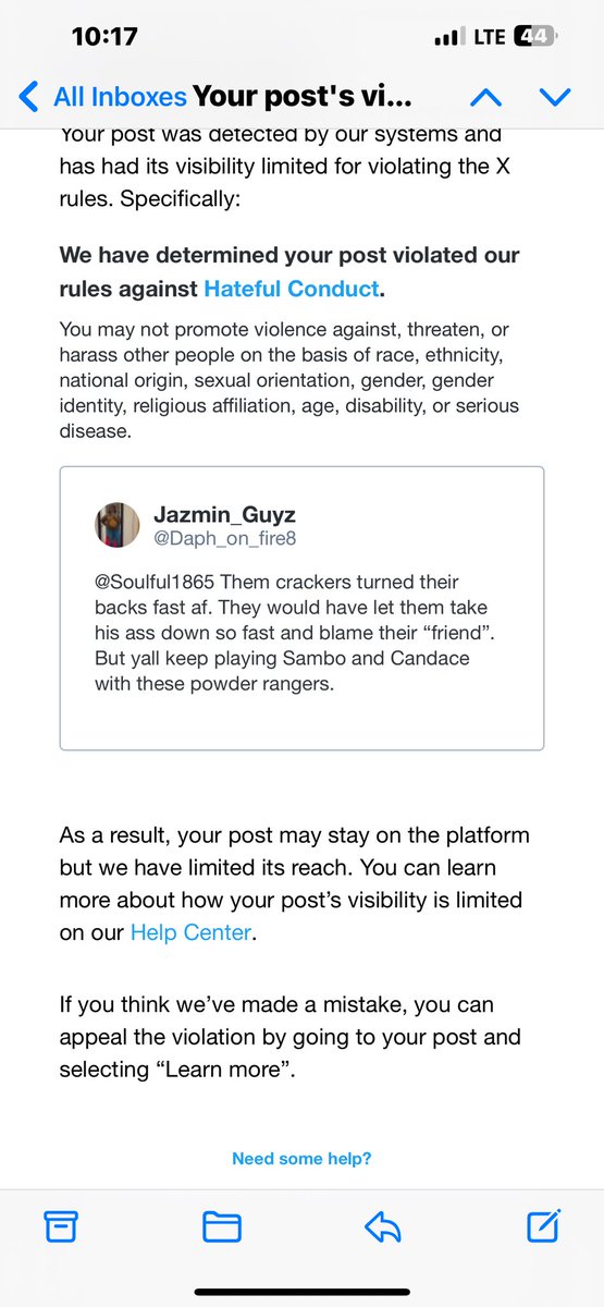 I thought Elon believed in freedom of speech. 🤔 Oh we can’t talk about Dewhites gotcha