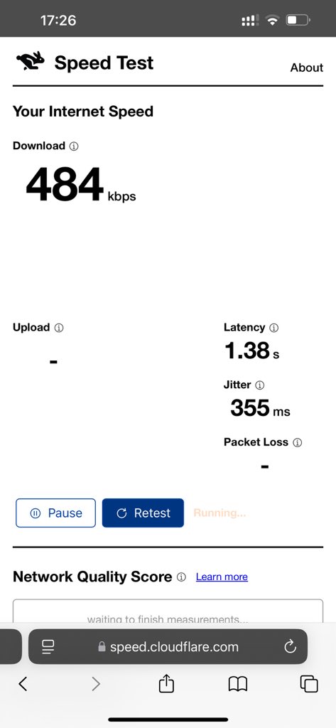 sonOFmy_Father's tweet photo. @econetzimbabwe If there is anything that is a worst of people’s time and financial resources, smartbiz is exactly that. I have barely enjoyed any stable internet service ever since I bought it. Check the speed. Pathetic. It is like l am on dial-up https://t.co/Cj7ryiROZl