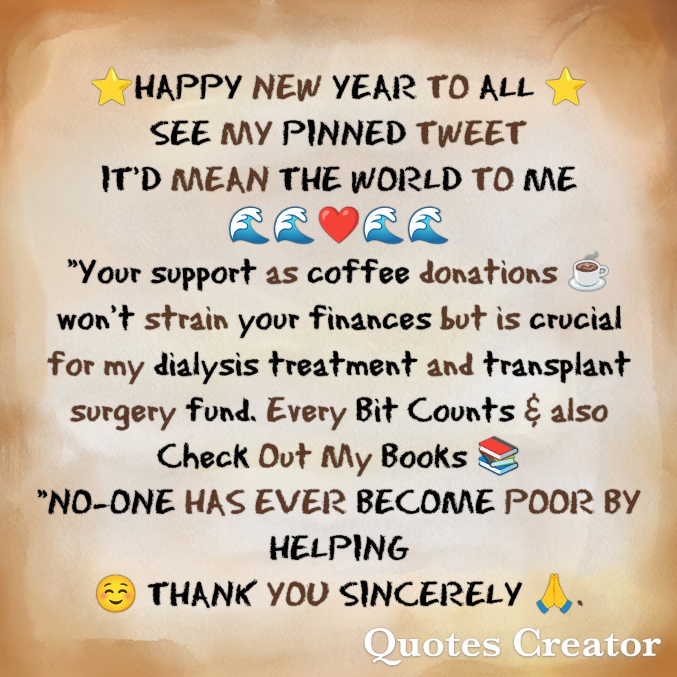 OldHyacinth's tweet photo. Support my dialysis journey with just $25 today. You make the fight easier!
Donate via PayPal: https://t.co/jahna4H6ea
Buy me a coffee: https://t.co/DzCeQUKAVe
Thanks!
@BruceBa21417771
@Icantkeepquiet2
@lamatzzi
@dlmluckytiger
@Mollyploofkins
@Flicksterific
@bevanimalover54
@JoseEChemistUCR
@kzieff
@thebubblydiva
@alexfinn
@Donna_Harling1
@Lynguist716
@ChildofHippies
@EuropeFife
@TeresaBerkowitz
@StaceyLE
@MariaAPerez1
@GeoRebekah
@curtjmc
@UOFSciFi
@angtweets444
@damonburns1374
@laurie_grady
@71Elvis77
@TheRickWilson
@SchomerHowie
@JoyFull_deb
@2sunsky
@TimGargiulo
@MiKel8284
@LincolnWatchman
@trickemhunter
@HypMighty
@LynnSinclair15
@harrisonjaime
@Maggie_Nickson
@jv_uk2011
@margiechristgen
@_hkdevine
@queertardo
@stephhicks
@chicaloca813
@puristology
@abzgla
@DemocracyDeb
@glassceiling02
@Staceys55
@debby04473555
@Connerbaker1982
Oejrnfnenmskdkdl