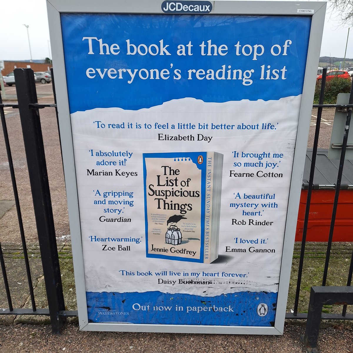 Nick Swift (@nickswiftwrites) on Twitter photo Hanging out with <a href="/jennieg_author/">Jennie Godfrey (updates only)</a> at #Exmouth station today ... sort of! 🤔😉👌
#amreading #booktwt #thelistofsuspiciousthings Hanging out with <a href="/jennieg_author/">Jennie Godfrey (updates only)</a> at #Exmouth station today ... sort of! 🤔😉👌
#amreading #booktwt #thelistofsuspiciousthings
