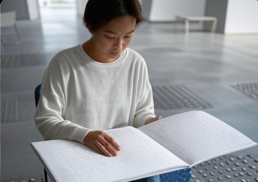 IMA_Projetos's tweet photo. Hoje celebramos o Dia do Braille, um lembrete da importância da acessibilidade em todos os espaços. Na IMA Projetos, acreditamos que a arquitetura deve ser inclusiva. Confira como projetamos ambientes onde todos podem sentir-se acolhidos. 
#DiaDoBraille #Acessibilidade #Inclusão https://t.co/XLsljYaO2I