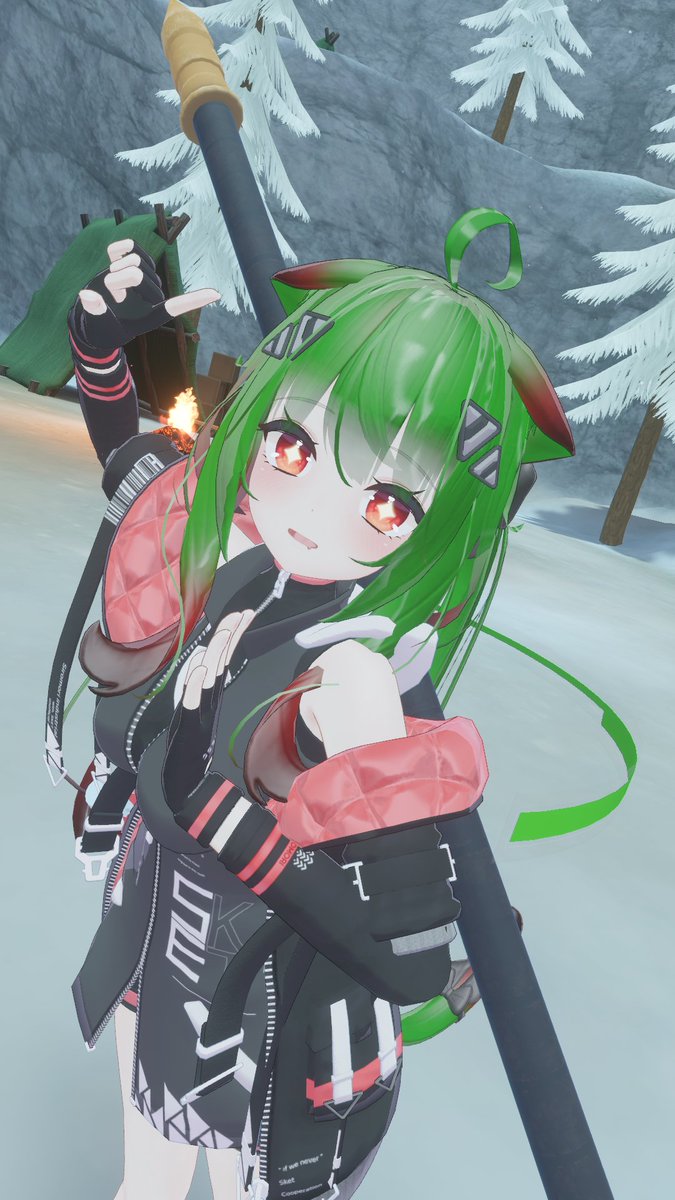 ShokuMidori's tweet photo. Tomorrows my birthday!!!! working on a new vrchat mido true flytrap elf model with toggle ears and such!!! I hope everyone has a great day!!! kyakakakaa~
#VRChatPhotography #Vtubers #vtubernewbie #vrchatstreamer #TwitchStreamers #ENVtuber https://t.co/HQfu8Hwcpx