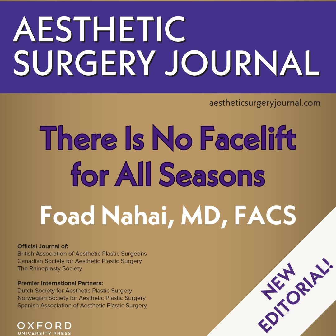 Aesthetic Surgery Journal/ASJ Open Forum (@asjrnl) on Twitter photo Is there one facelift procedure that is universally the best for every face?
🔗Read Dr. Foad Nahai's Editorial in the October issue of ASJ: doi.org/10.1093/asj/sj…
<a href="/NahaiDr/">Dr Nahai</a> @phaedracress <a href="/drkenkel/">Jeffrey Kenkel, MD</a> <a href="/drjenwalden/">DrJenWalden</a> <a href="/PeterJWirthMD/">Peter Wirth, M.D.</a> @drjasonplastics <a href="/drm_tenenbaum/">Dr.Marissa Tenenbaum</a> <a href="/jcgrotting/">James C. Grotting</a> Is there one facelift procedure that is universally the best for every face?
🔗Read Dr. Foad Nahai's Editorial in the October issue of ASJ: doi.org/10.1093/asj/sj…
<a href="/NahaiDr/">Dr Nahai</a> @phaedracress <a href="/drkenkel/">Jeffrey Kenkel, MD</a> <a href="/drjenwalden/">DrJenWalden</a> <a href="/PeterJWirthMD/">Peter Wirth, M.D.</a> @drjasonplastics <a href="/drm_tenenbaum/">Dr.Marissa Tenenbaum</a> <a href="/jcgrotting/">James C. Grotting</a>