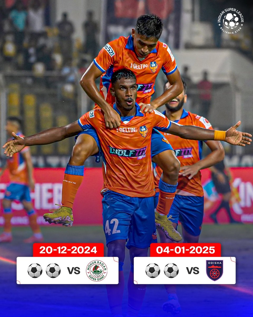 The first 🇮🇳 player to score back-to-back braces! 👏

#FCGMBSG #OFCFCG #ISL #LetsFootball #FCGoa #BrisonFernandes