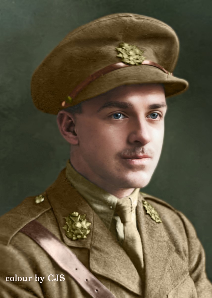 colourbyCJS's tweet image. Captain Leonard Birch volunteered early in the war and  was commissioned in November 1914. He joined the 1st Battalion, Border Regiment and deployed to France with the unit in July 1915. He was killed on 23rd April 1917 during an attack on Monchy-le-Preux. He was 24 years old.