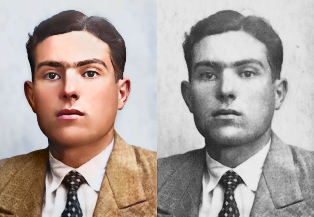 🔻José Sáez Cutanda

Nacido en Albacete el 27 de octubre de 1919. Alistado en la Guerra Civil como combatiente republicano, terminó por exiliarse a Francia, donde fue llevado a los campos de internamiento de Saint-Cyprien, Vernet y Septfonds.

Deportado a Mauthausen. Sobrevivió.