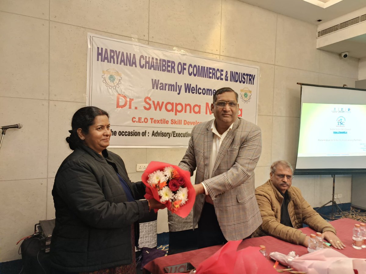 TextileSSC's tweet image. #IndustryMeet

The Textile Sector Skill Council, in collaboration with the Haryana Chamber of Commerce and Industry, successfully organized an engaging Industry Meet and Skilling Awareness Program in Panipat.

#TextileSSC #SkillIndia #naps #apprenticeships #IndustryMeet #Panipat