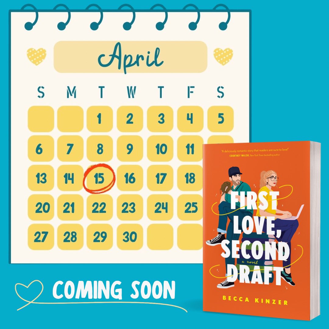 Just casually counting down the days until I can share this fun little romcom with you… #FirstLoveSecondDraft