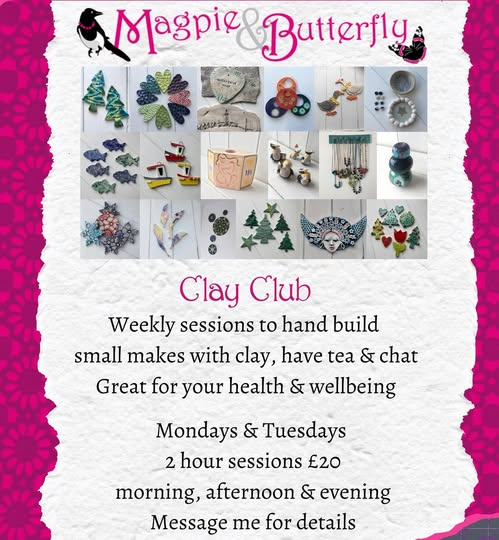 PenzanceHour's tweet photo. Magpie & Butterfly is in Marazion.
Happy New Year! Fancy having a go at something creative? I have a couple of vacancies in my current groups. I’m also looking at starting New Groups from February 3rd. Message me for more details. #onfacebook https://t.co/BtQT5vuprl