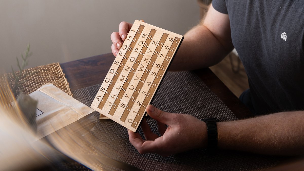 Sell_on_Amazon's tweet image. For #WorldBrailleDay, we’re giving a shout-out to Phil Janelle. He’s the puzzle designer behind Creative Escape Room’s braille puzzles. When the pandemic hit, #amazon became a lifeline. Now his ingeniously clever puzzles are making more fun for everyone.