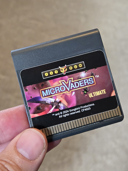 SongbirdPro's tweet photo. Why not start 2025 properly, with the ultimate shoot-em-up for the Lynx? Repel the alien horde and take the fight to their doorstep! Unlock achievements along the way.
All this and more in #Microvaders for the #AtariLynx. https://t.co/sjVTJSgmyv