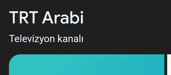 TRT'nin açılımı Türkiye Radyo Televizyon Kurumu 
Hadi TRT Kürdiyi anladık, TRT Arabi ne alaka ?!?!?!?!?
