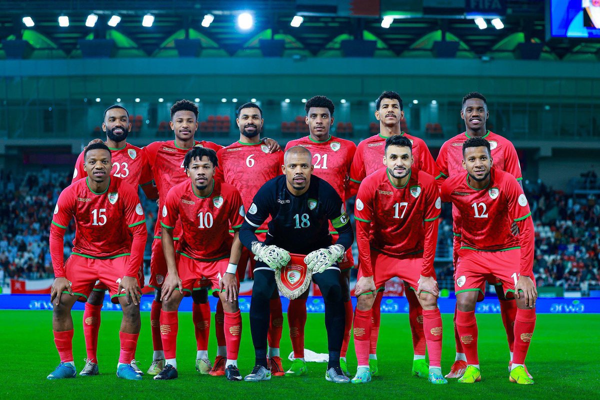 ⚽️بالتوفيق لأحمرنا 🇴🇲
 #نهايي_كاس_الخليج
#عمان_البحرين 
#خليجي_26 
#خليجي_زين26