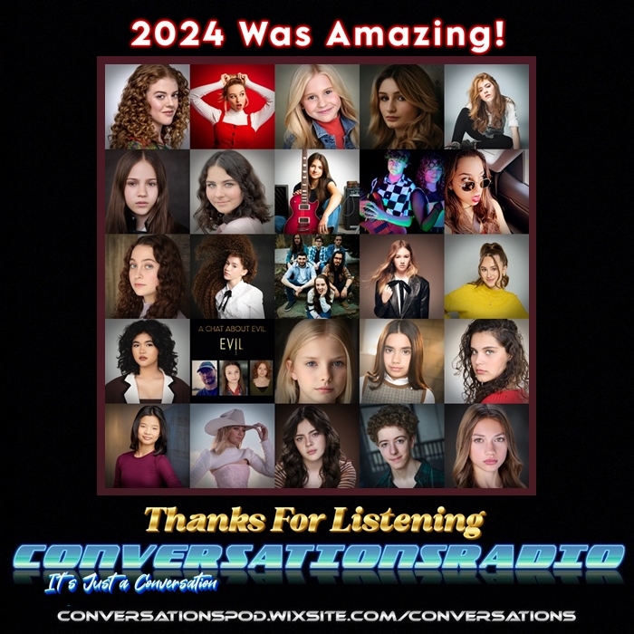 2024 was an amazing year at ConversationsRadio!
Thanks for listening and stay tuned for new episodes!
Be sure to follow us on Instagram @ConversationsRadio 
#conversationsradio